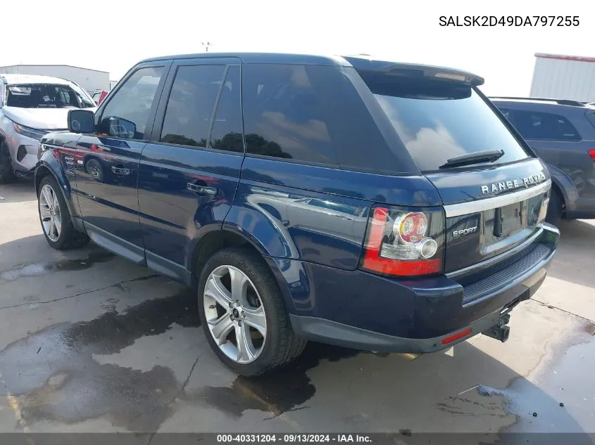 SALSK2D49DA797255 2013 Land Rover Range Rover Sport Hse