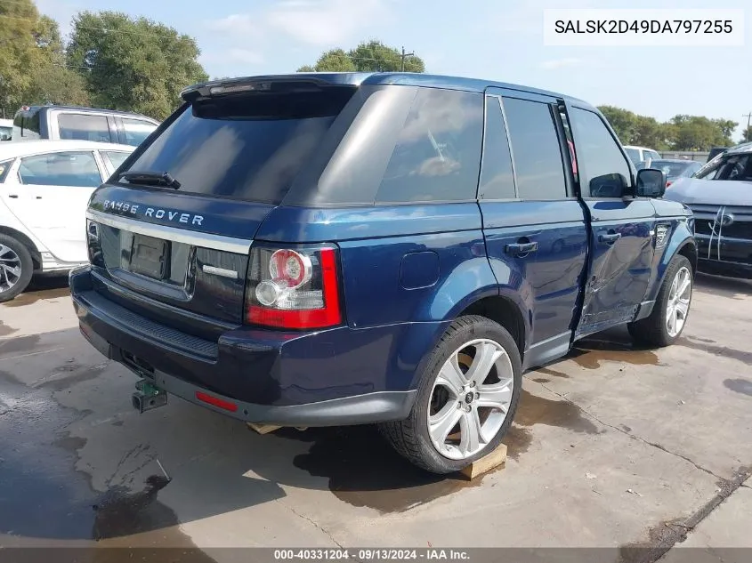 SALSK2D49DA797255 2013 Land Rover Range Rover Sport Hse