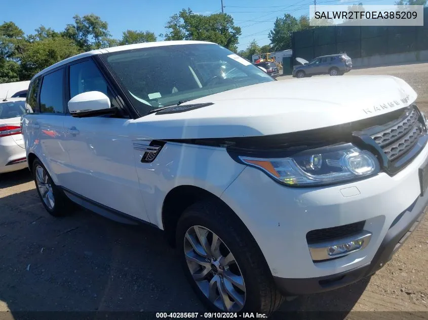 2014 Land Rover Range Rover Sport 5.0L V8 Supercharged VIN: SALWR2TF0EA385209 Lot: 40285687