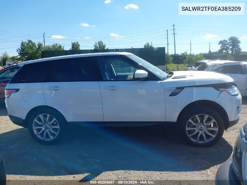 2014 Land Rover Range Rover Sport 5.0L V8 Supercharged VIN: SALWR2TF0EA385209 Lot: 40285687