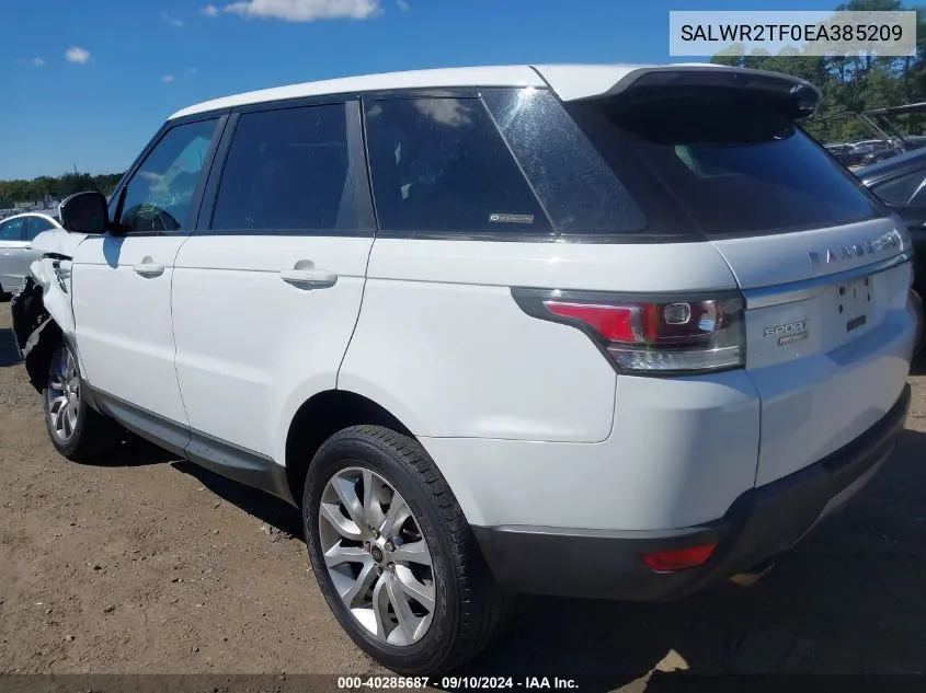 2014 Land Rover Range Rover Sport 5.0L V8 Supercharged VIN: SALWR2TF0EA385209 Lot: 40285687