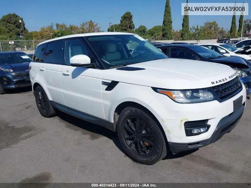 SALWG2VFXFA539008 2015 Land Rover Range Rover Sport Se