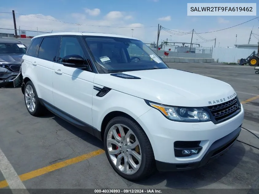 2015 Land Rover Range Rover Sport 5.0L V8 Supercharged VIN: SALWR2TF9FA619462 Lot: 40336993