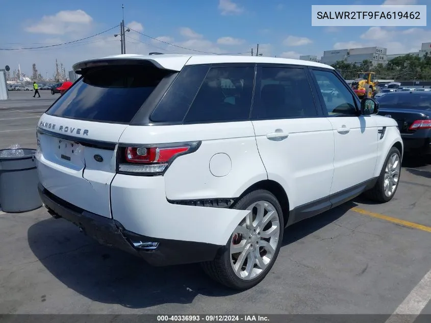 2015 Land Rover Range Rover Sport 5.0L V8 Supercharged VIN: SALWR2TF9FA619462 Lot: 40336993