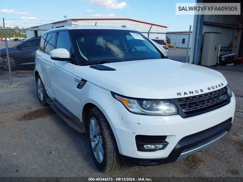 SALWR2VFXFA609505 2015 Land Rover Range Rover Sport 3.0L V6 Supercharged Hse