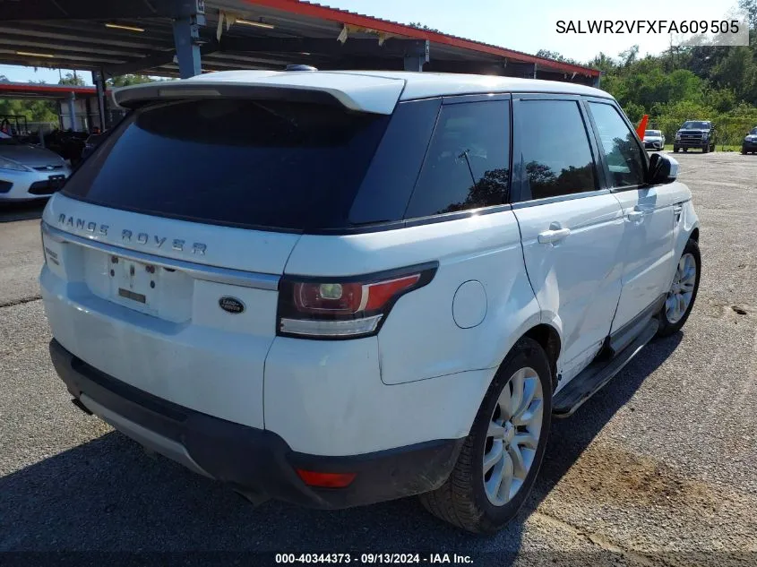 SALWR2VFXFA609505 2015 Land Rover Range Rover Sport 3.0L V6 Supercharged Hse