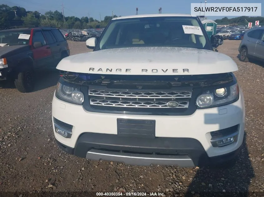 SALWR2VF0FA517917 2015 Land Rover Range Rover Sport Sc