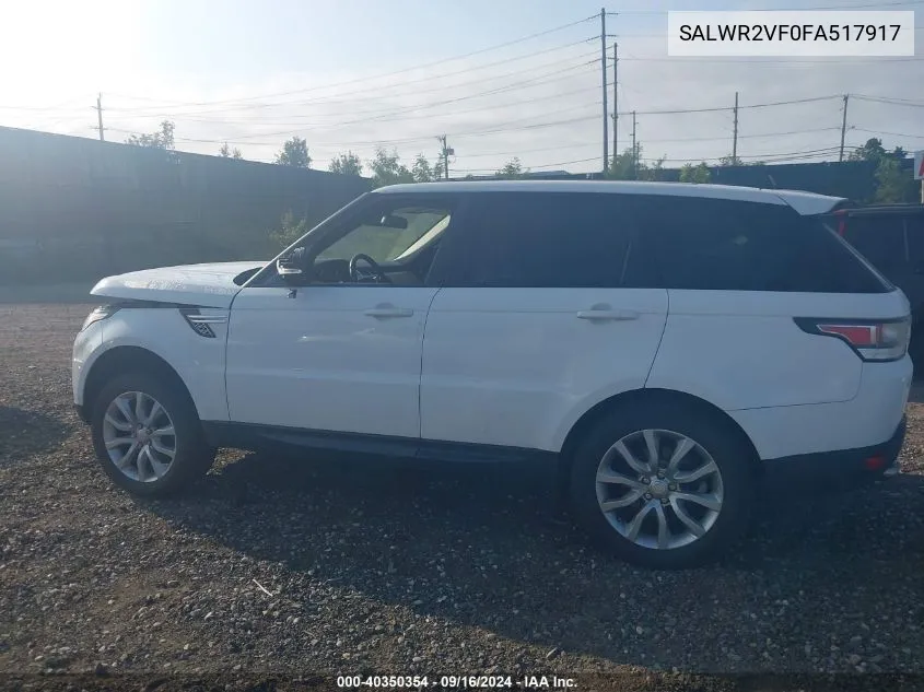 SALWR2VF0FA517917 2015 Land Rover Range Rover Sport Sc