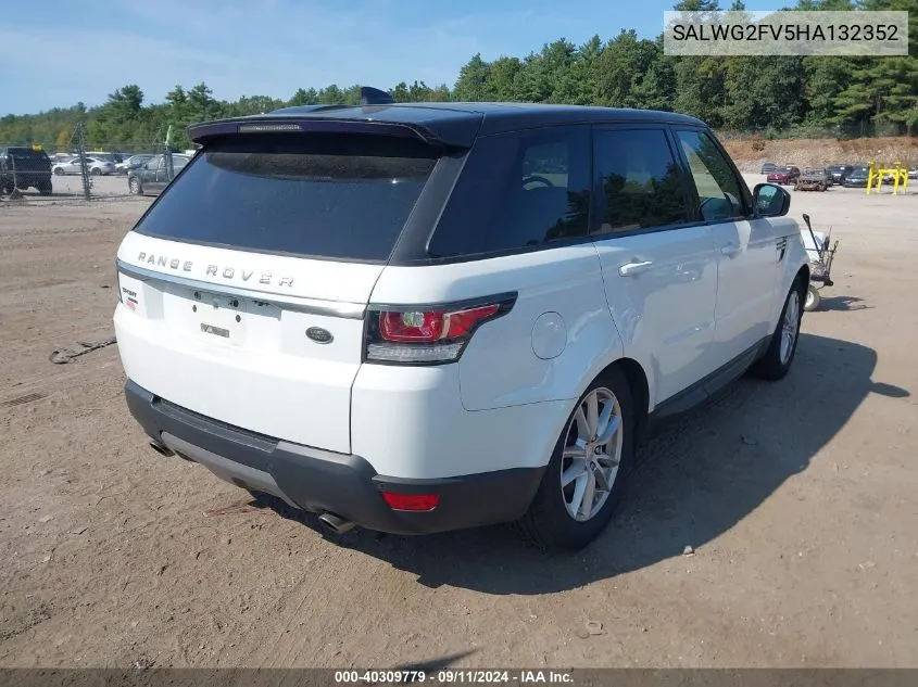 SALWG2FV5HA132352 2017 Land Rover Range Rover Sport 3.0L V6 Supercharged Se