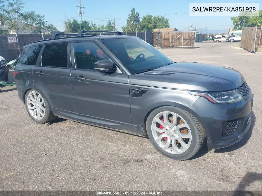 SALWR2RE4KA851928 2019 Land Rover Range Rover Sport Supercharged Dynamic