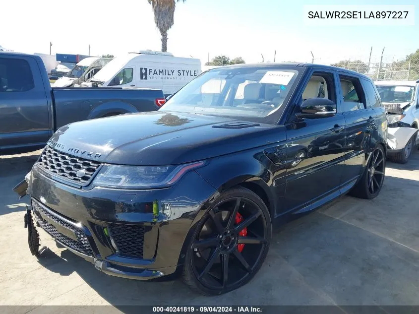 2020 Land Rover Range Rover Sport Hse Dynamic VIN: SALWR2SE1LA897227 Lot: 40241819