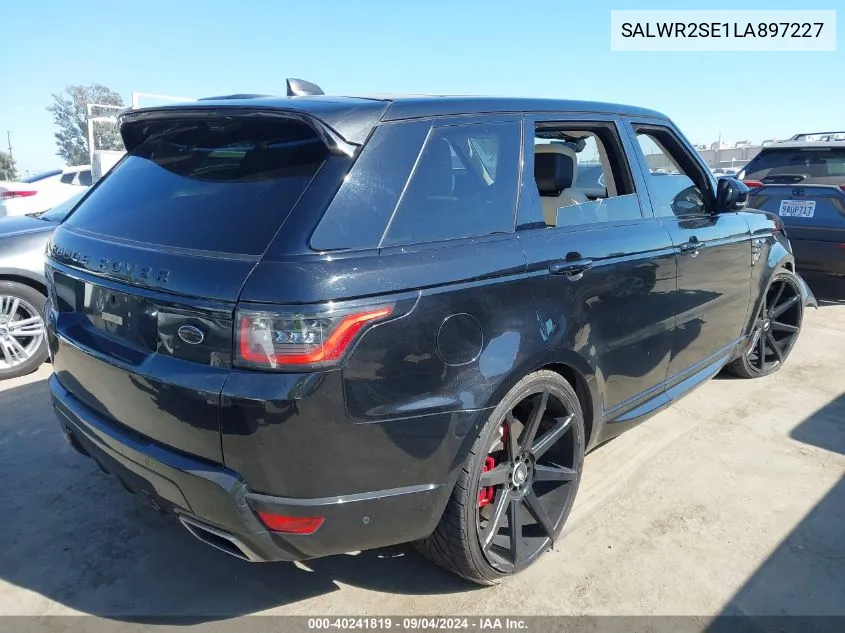 SALWR2SE1LA897227 2020 Land Rover Range Rover Sport Hse Dynamic