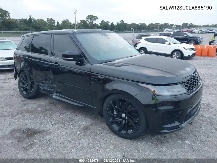 SALWR2SU0LA885190 2020 Land Rover Range Rover Sport Hse