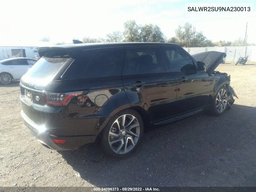 2022 Land Rover Range Rover Sport Hse Silver Edition Mhev VIN: SALWR2SU9NA230013 Lot: 34096373