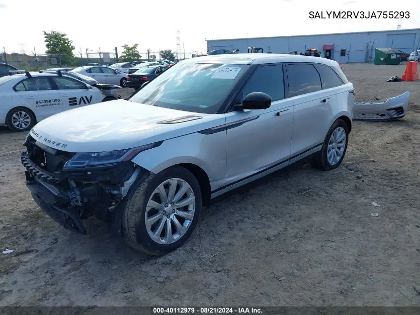 SALYM2RV3JA755293 2018 Land Rover Range Rover Velar P380 First Edition/P380 Hse R-Dynamic