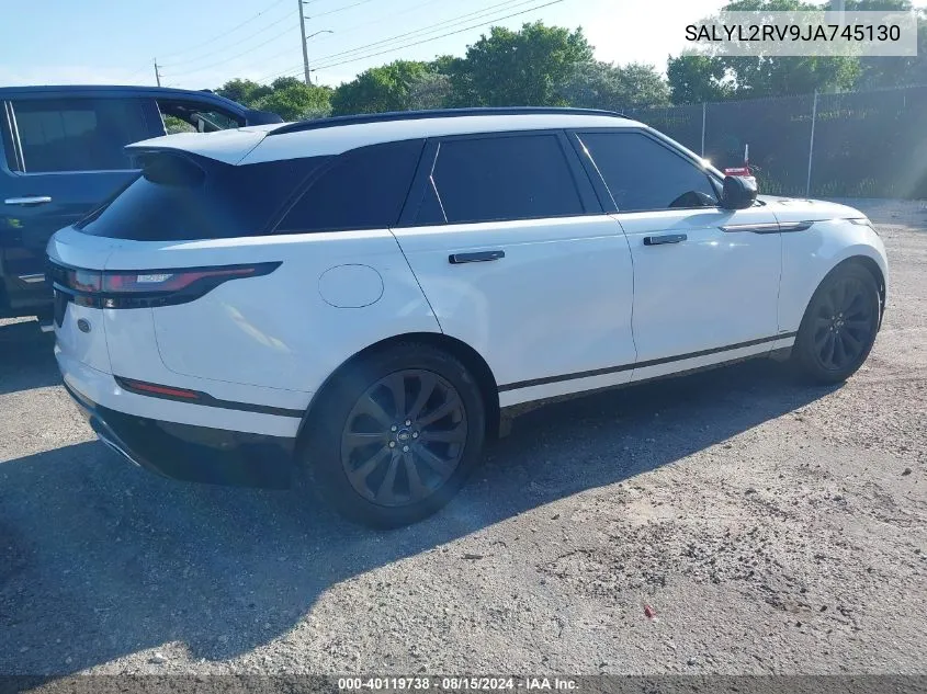 2018 Land Rover Range Rover Velar P380 Se R-Dynamic VIN: SALYL2RV9JA745130 Lot: 40119738