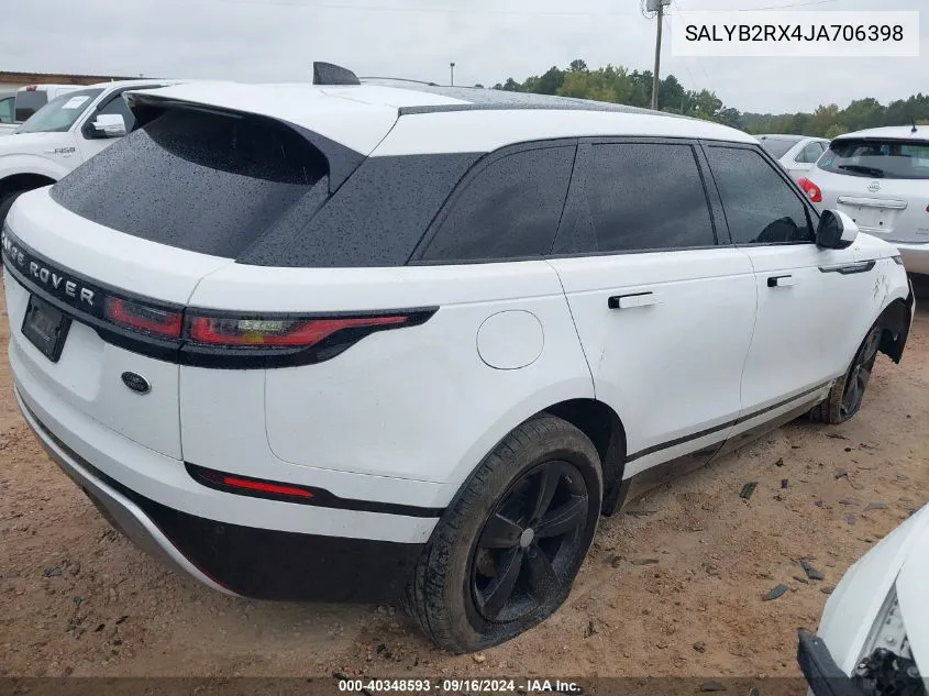 SALYB2RX4JA706398 2018 Land Rover Range Rover Velar S