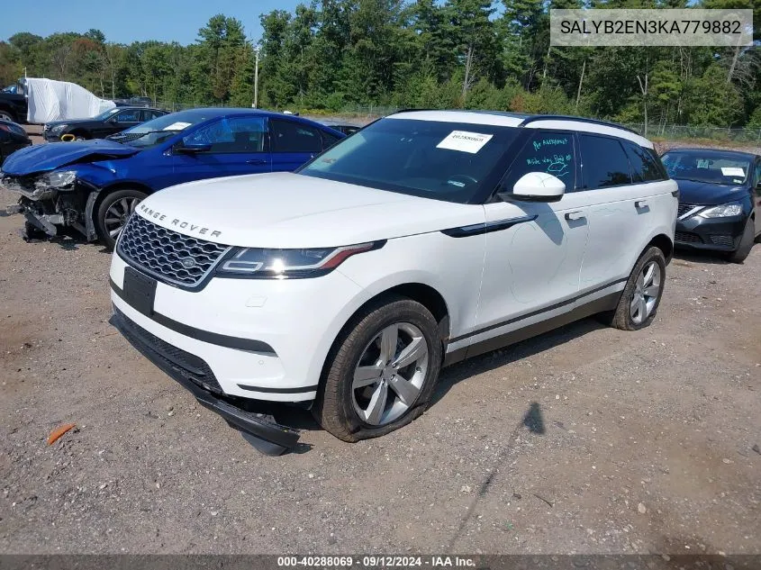 2019 Land Rover Range Rover Velar S VIN: SALYB2EN3KA779882 Lot: 40288069