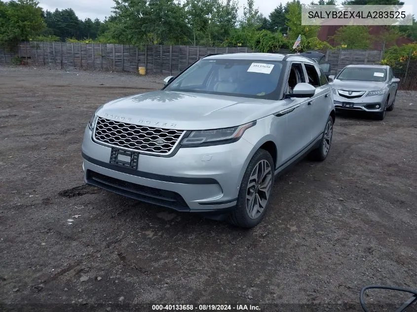 2020 Land Rover Range Rover Velar P250 S VIN: SALYB2EX4LA283525 Lot: 40133658