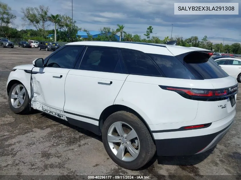 SALYB2EX3LA291308 2020 Land Rover Range Rover Velar P250 S