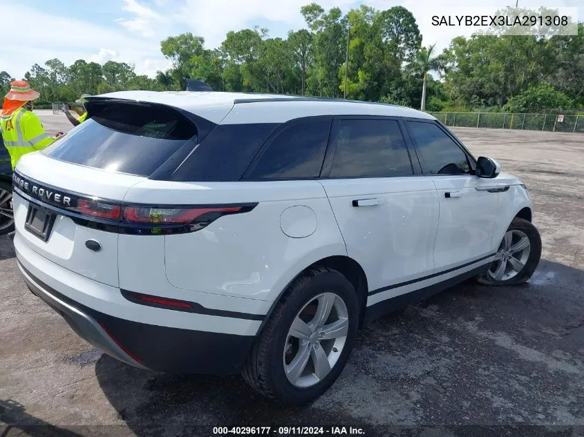 SALYB2EX3LA291308 2020 Land Rover Range Rover Velar P250 S