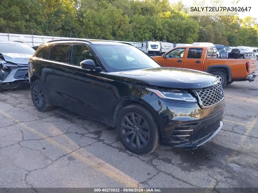 2023 Land Rover Range Rover Velar P340 R-Dynamic S Mhev VIN: SALYT2EU7PA362647 Lot: 40270532