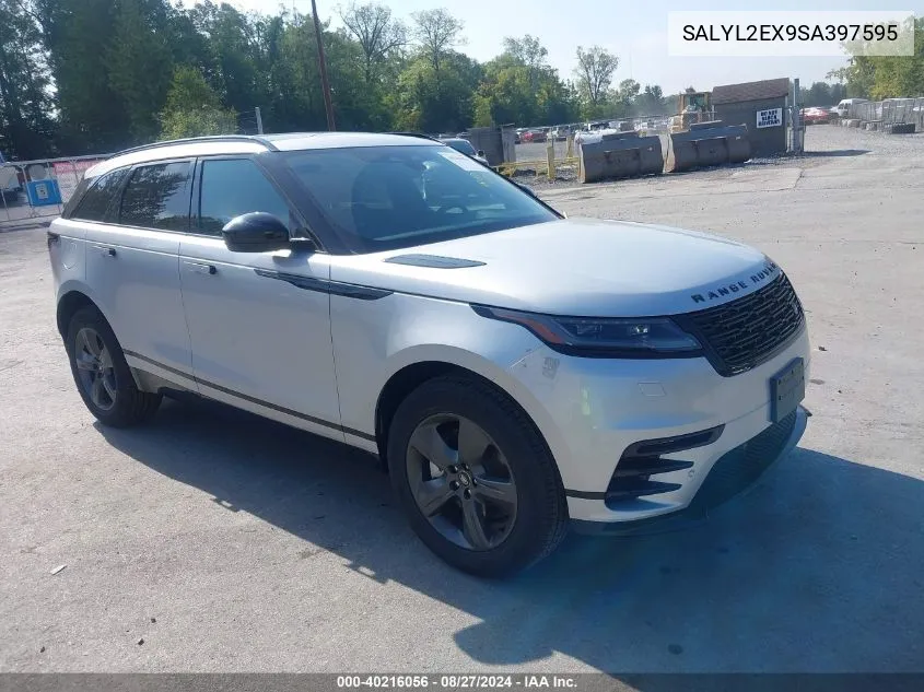 SALYL2EX9SA397595 2025 Land Rover Range Rover Velar P250 Dynamic Se