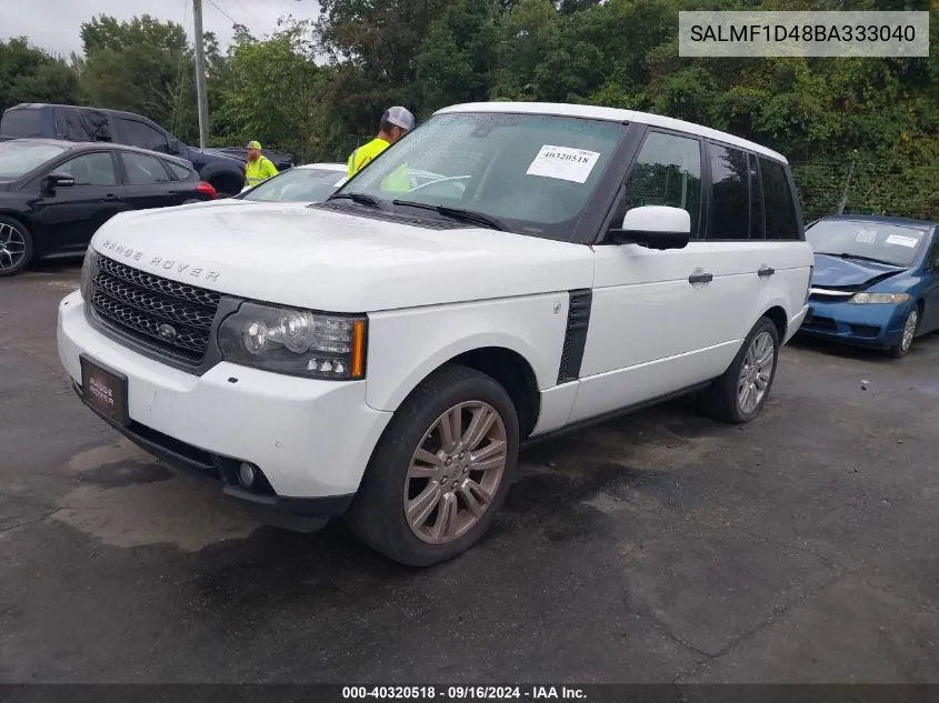 SALMF1D48BA333040 2011 Land Rover Range Rover Hse