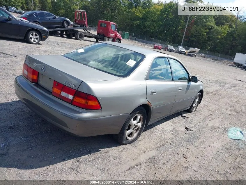 1997 Lexus Es 300 VIN: JT8BF22G8V0041091 Lot: 40250014