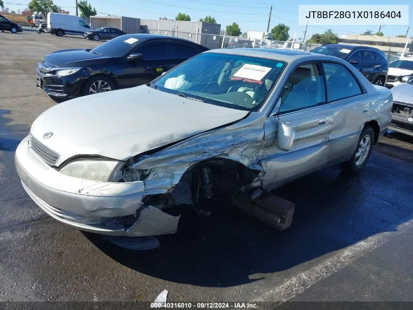 1999 Lexus Es 300 300 VIN: JT8BF28G1X0186404 Lot: 40316010