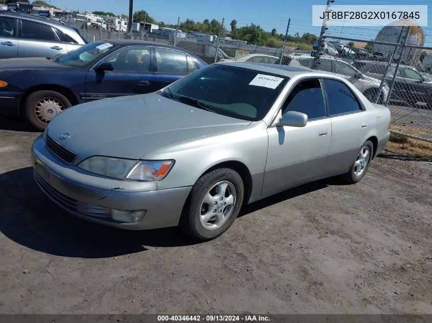 1999 Lexus Es 300 VIN: JT8BF28G2X0167845 Lot: 40346442