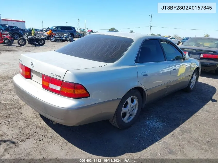 1999 Lexus Es 300 VIN: JT8BF28G2X0167845 Lot: 40346442