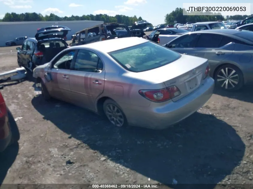 2002 Lexus Es 300 VIN: JTHBF30G220069053 Lot: 40368462