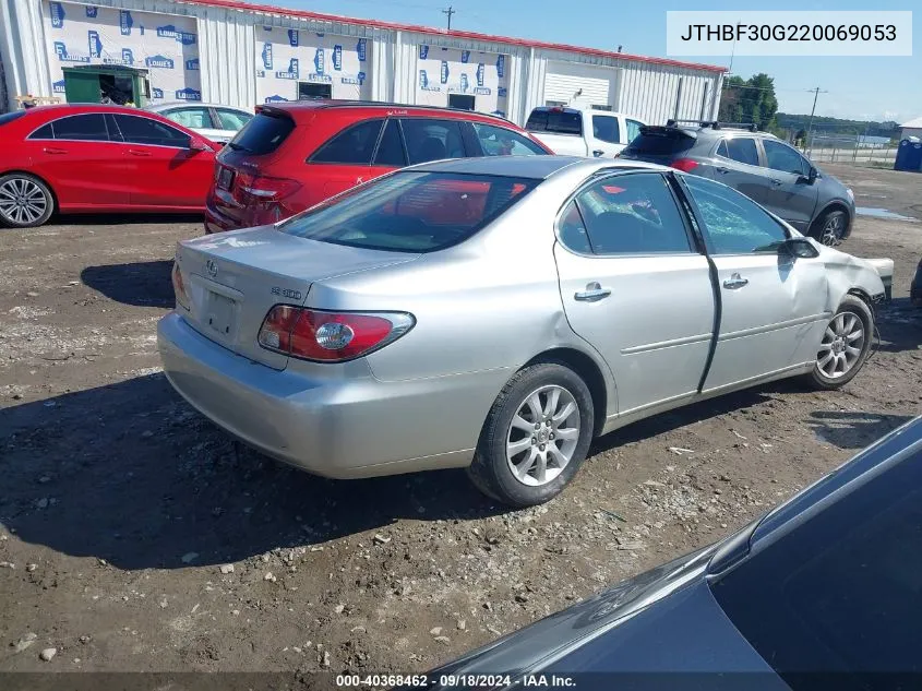 2002 Lexus Es 300 VIN: JTHBF30G220069053 Lot: 40368462