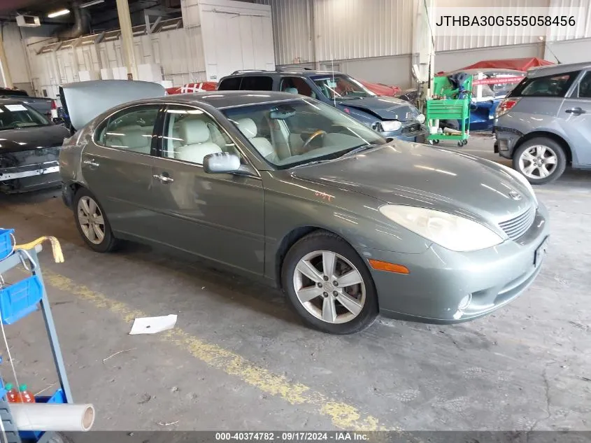 2005 Lexus Es 330 VIN: JTHBA30G555058456 Lot: 40374782