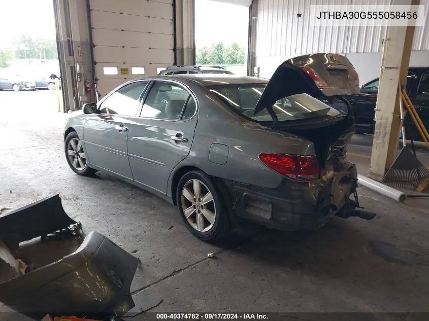 2005 Lexus Es 330 VIN: JTHBA30G555058456 Lot: 40374782