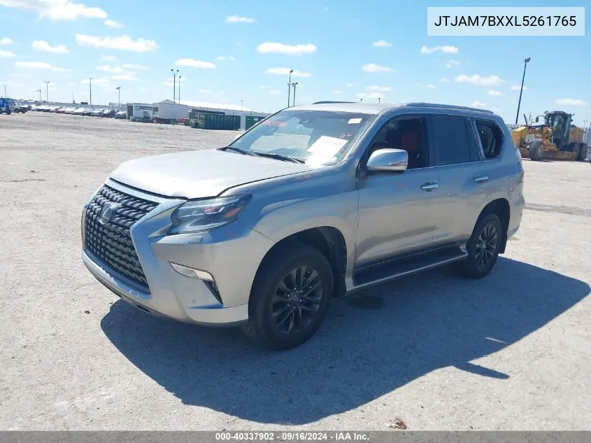 2020 Lexus 460 460 Premium VIN: JTJAM7BXXL5261765 Lot: 40337902