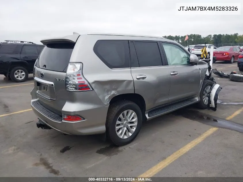 2021 Lexus Gx 460 Premium VIN: JTJAM7BX4M5283326 Lot: 40332716