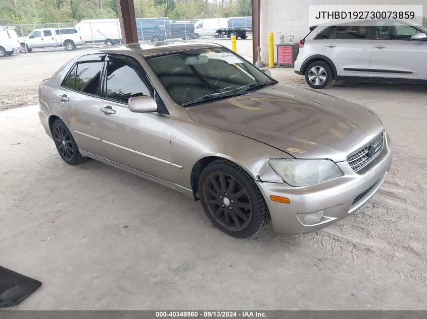 2003 Lexus Is 300 VIN: JTHBD192730073859 Lot: 40349960