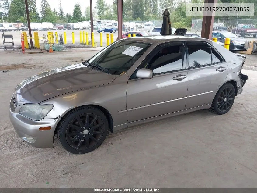 JTHBD192730073859 2003 Lexus Is 300