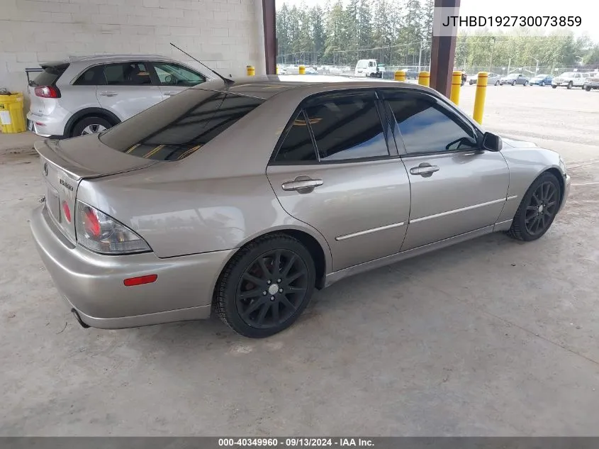 2003 Lexus Is 300 VIN: JTHBD192730073859 Lot: 40349960