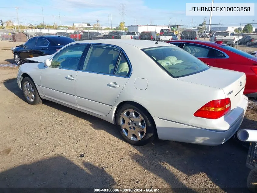 2001 Lexus Ls 430 VIN: JTHBN30FX10003858 Lot: 40356886