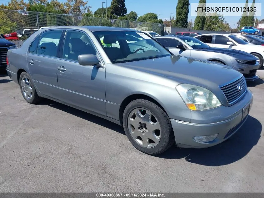 JTHBN30F510012435 2001 Lexus Ls 430