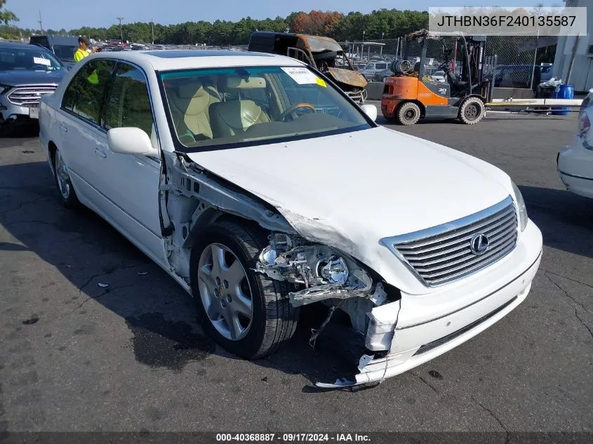 JTHBN36F240135587 2004 Lexus Ls 430