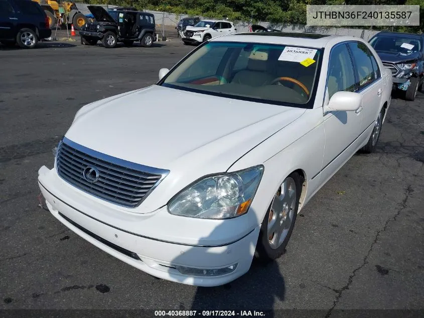 JTHBN36F240135587 2004 Lexus Ls 430