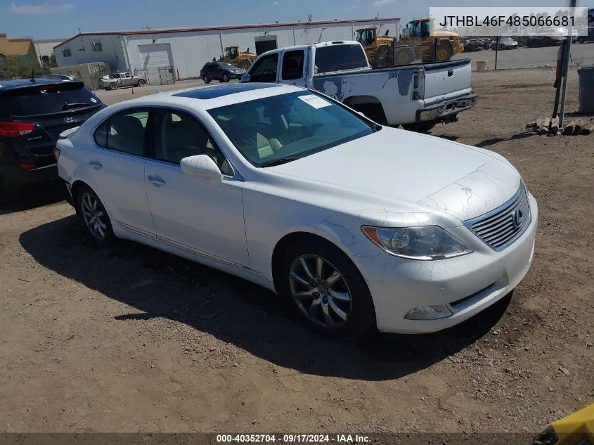 2008 Lexus Ls 460 VIN: JTHBL46F485066681 Lot: 40352704