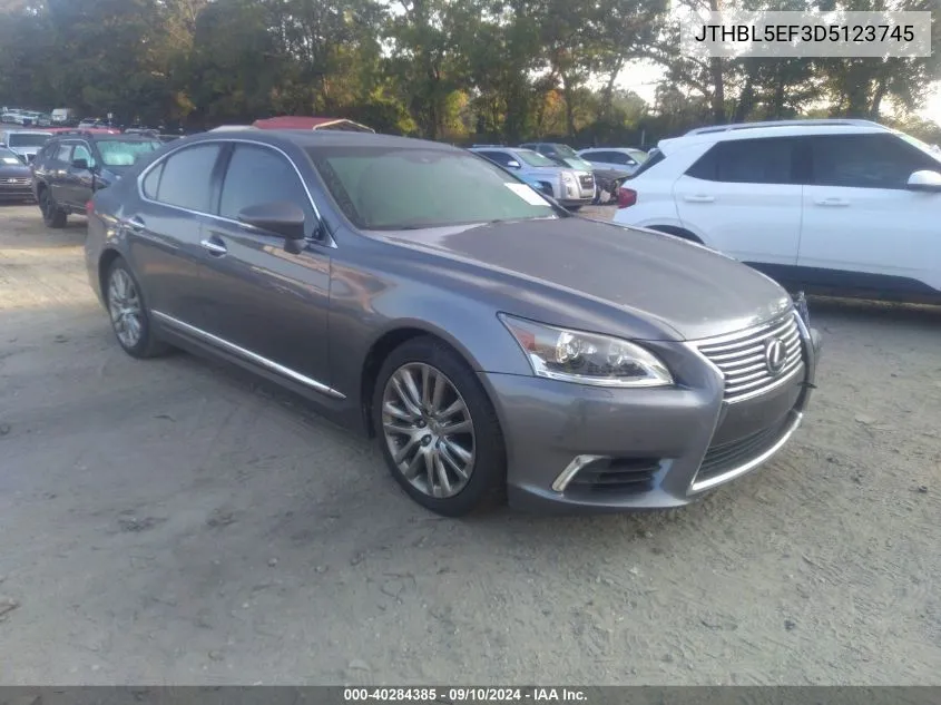 2013 Lexus Ls 460 460 VIN: JTHBL5EF3D5123745 Lot: 40284385