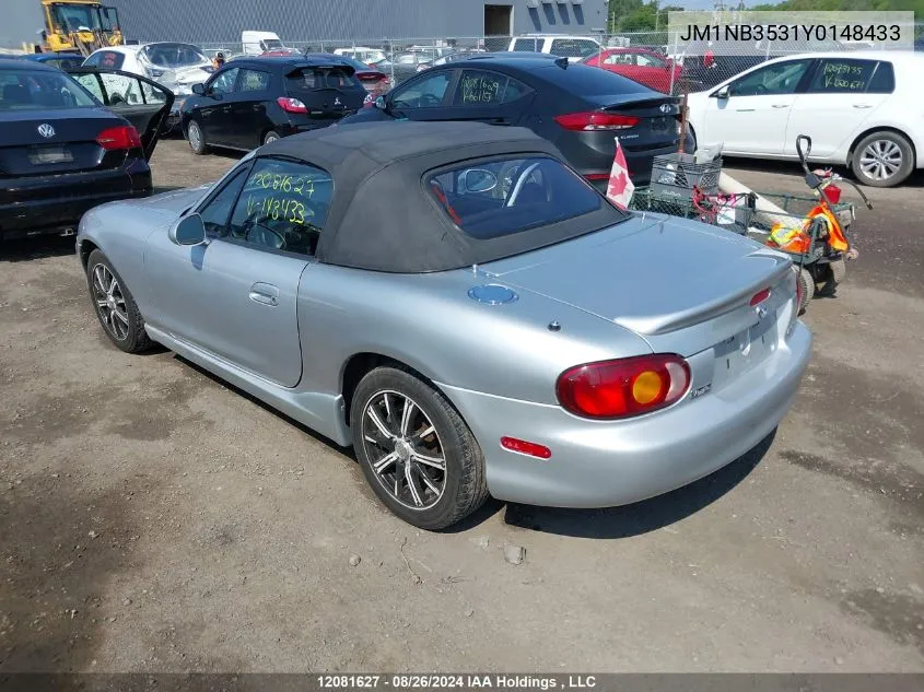 JM1NB3531Y0148433 2000 Mazda Miata