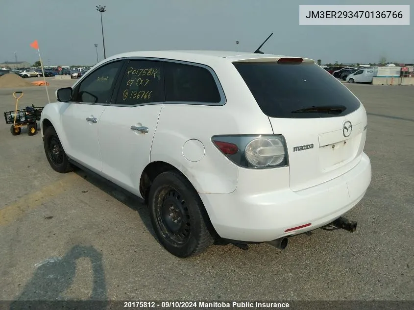 JM3ER293470136766 2007 Mazda Cx -7 Gs