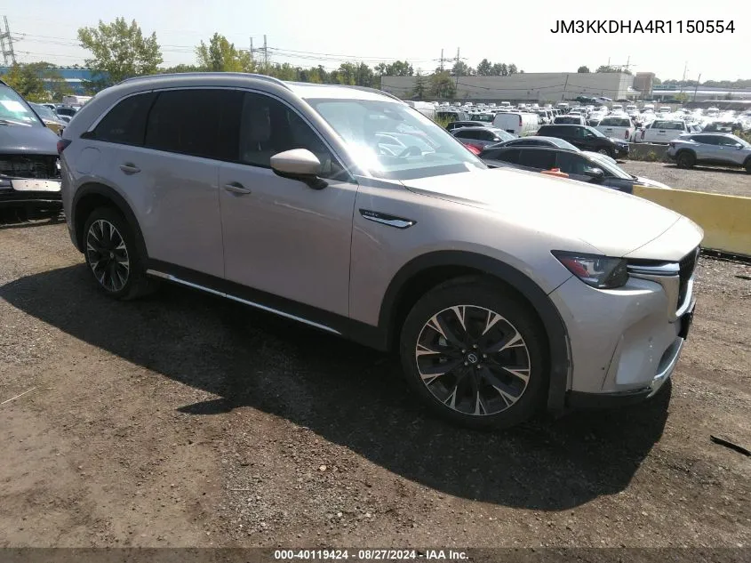 2024 Mazda Cx-90 Phev Premium VIN: JM3KKDHA4R1150554 Lot: 40119424